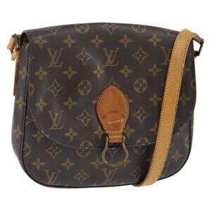 Authentic LOUIS VUITTON Monogram Saint Cloud GM Shoulder Bag M51242 LV